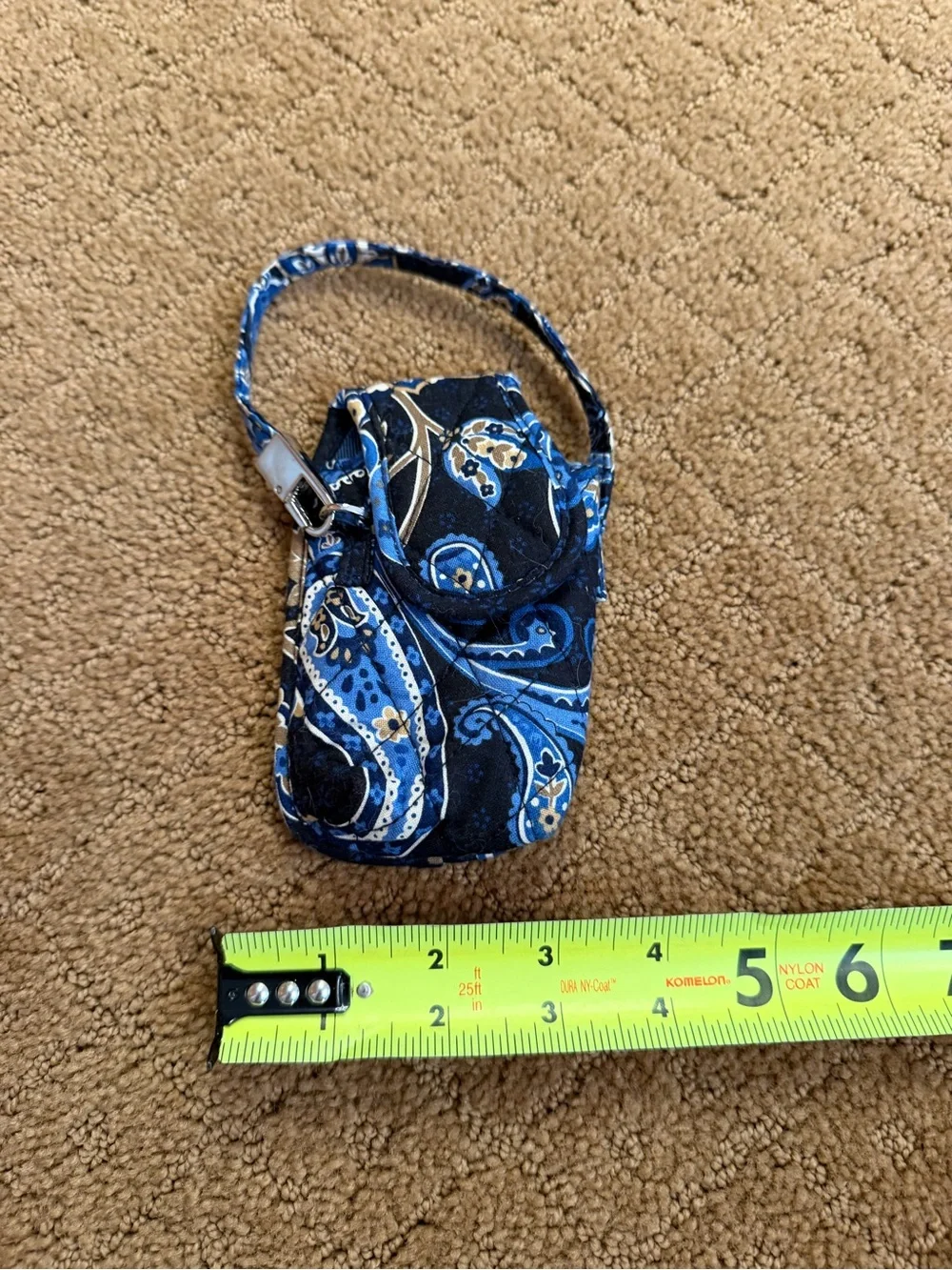 Vera Bradley Windsor Navy Cell Phone Flip Phone Holder